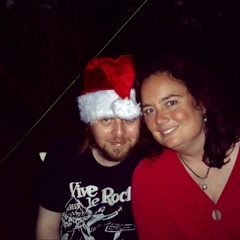 santa and stace