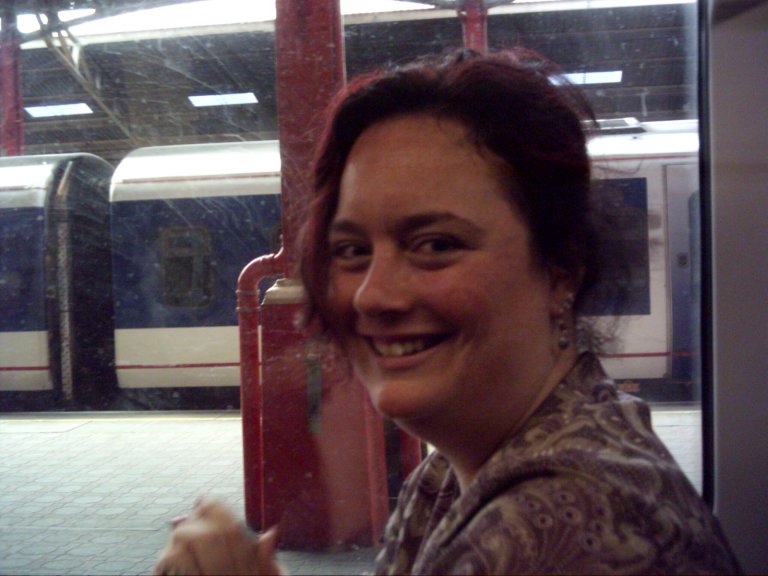 stace on d train 001